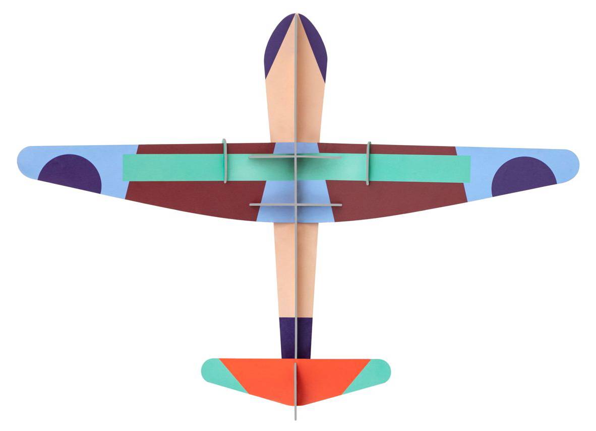Wandobjekt colorful paper plane kaufen home24