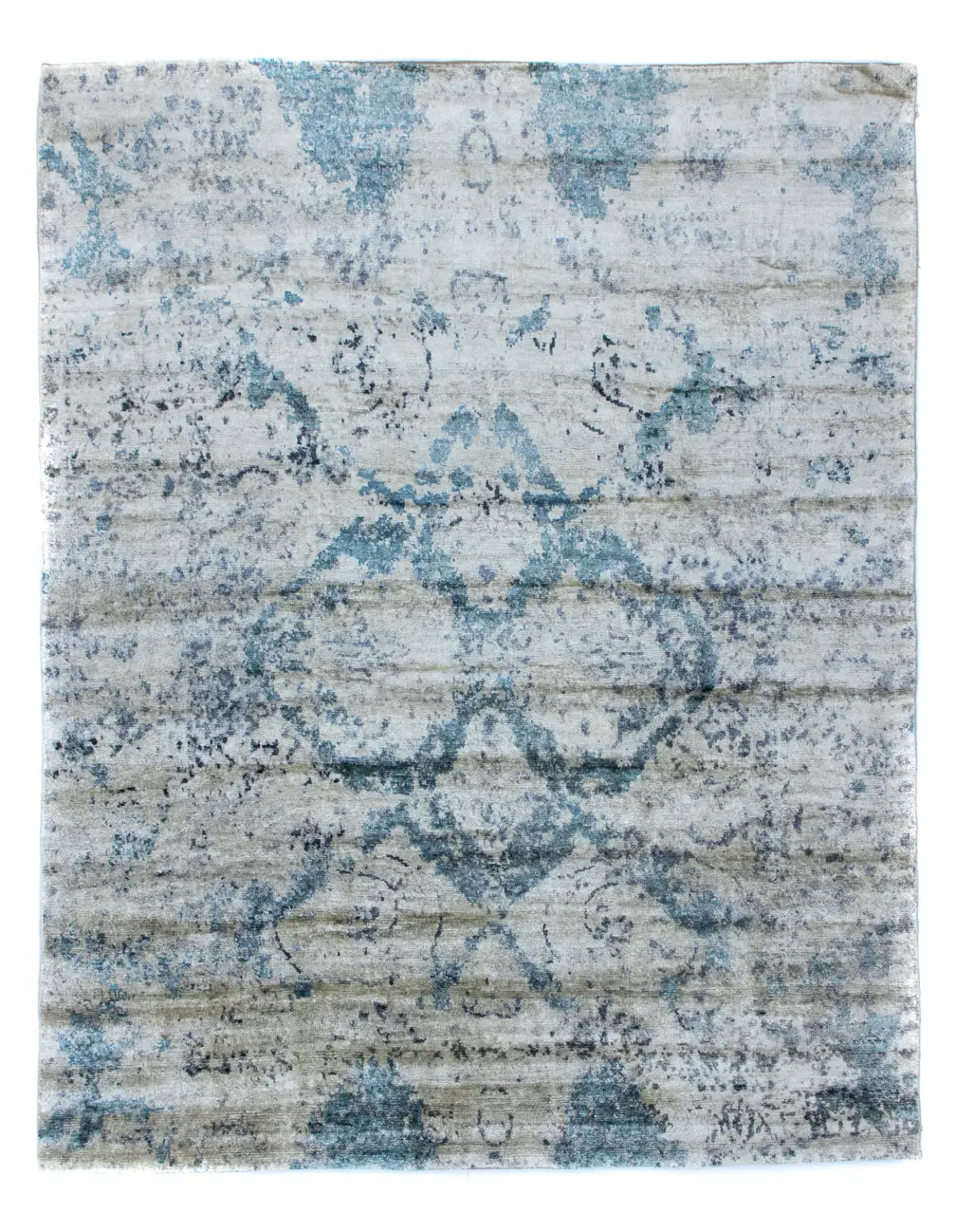 Designer Teppich - 349 x 240 cm - blau