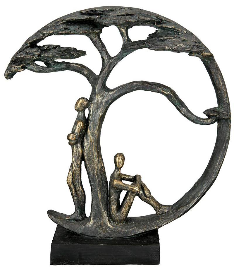 kaufen Baum | Skulptur Shadow bronzefarben home24 Poly