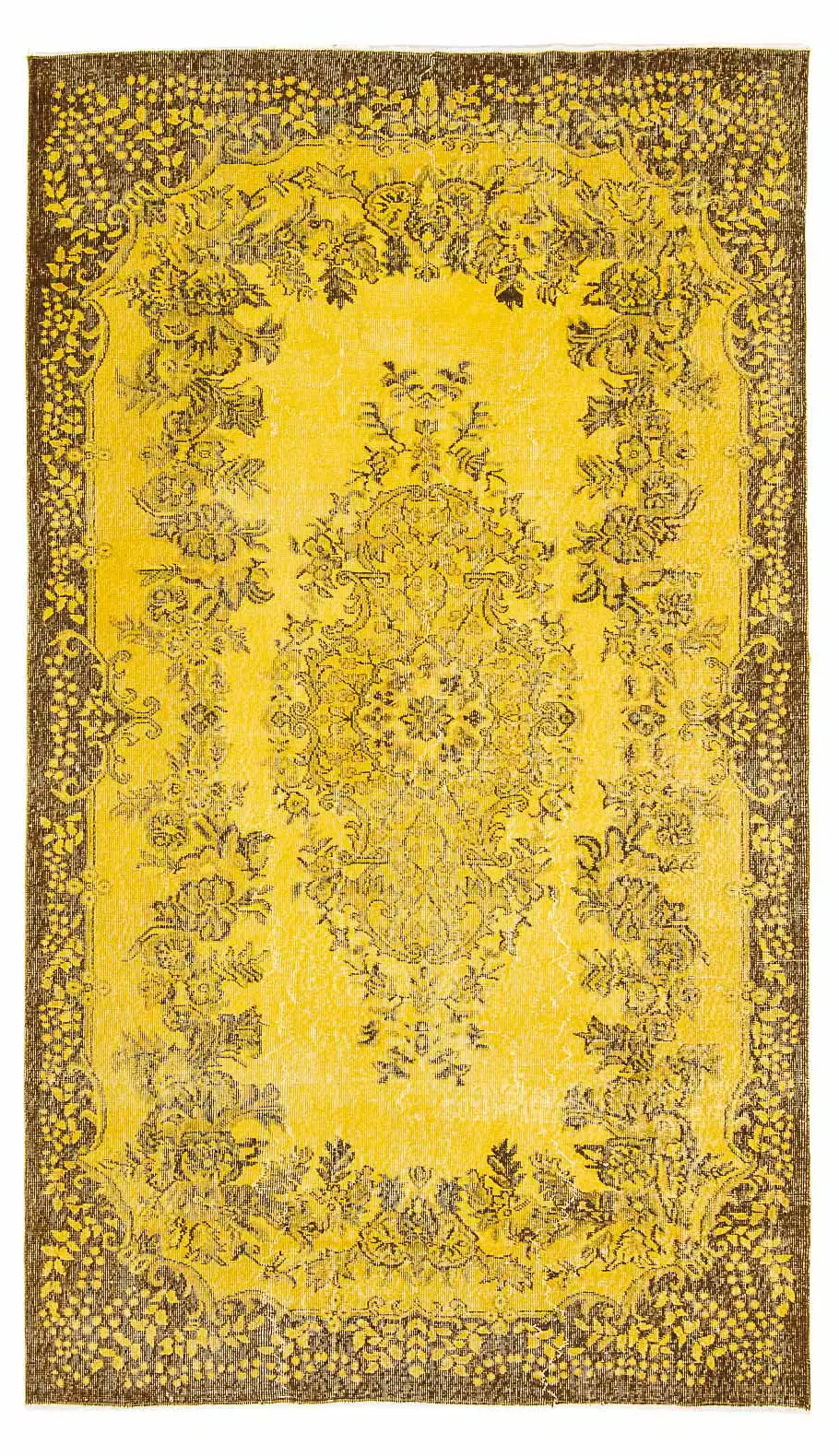 Vintage Teppich - 294 x 173 cm - gold