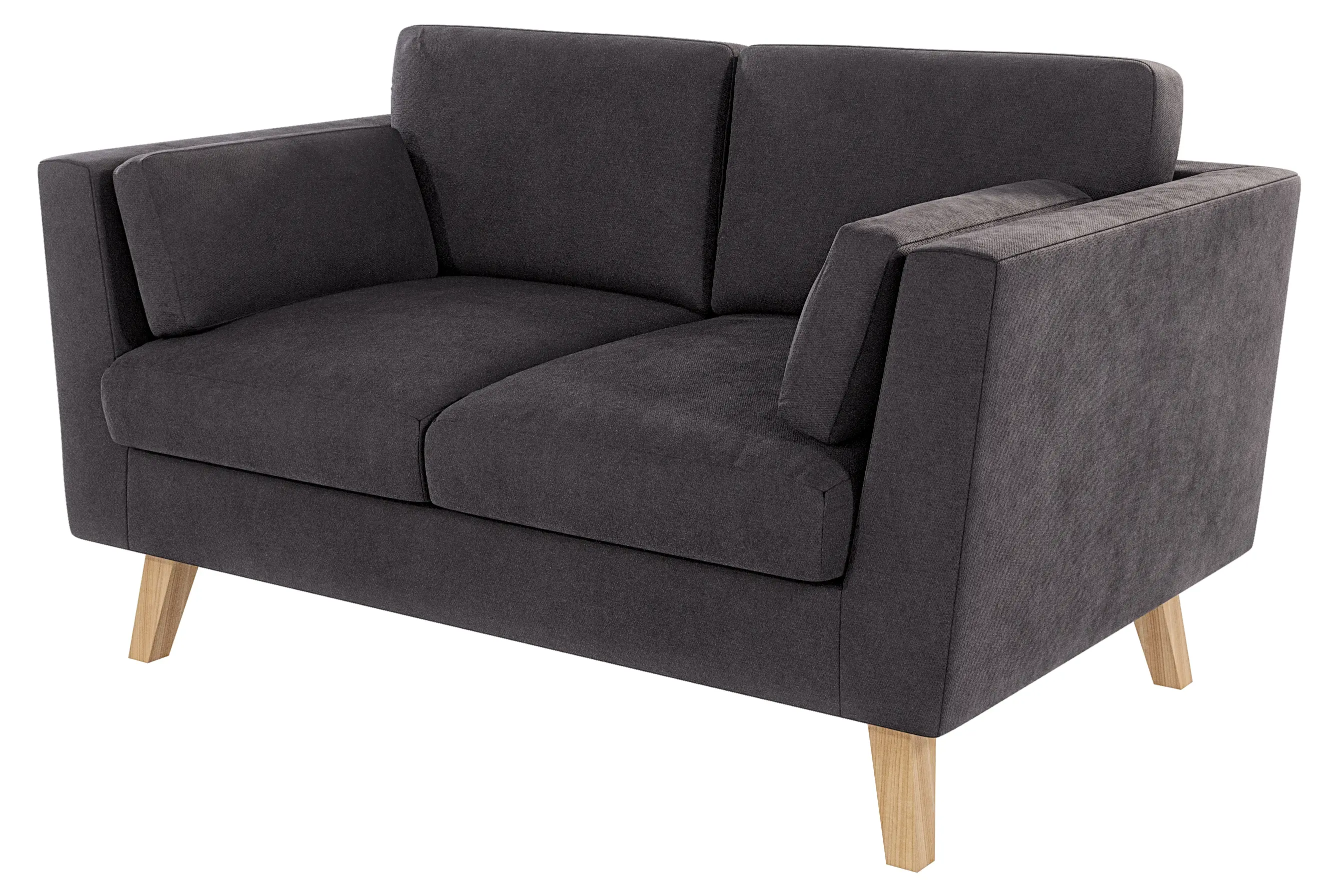 Skandinavisches Sofa 2-Sitzer Honey