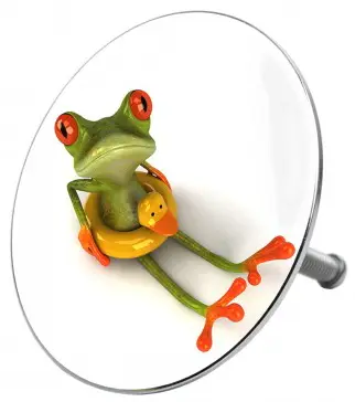 Badewannenst枚psel Froggy