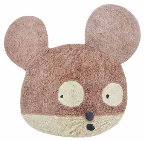 Kinderwolle-Teppich Mouse Mighty