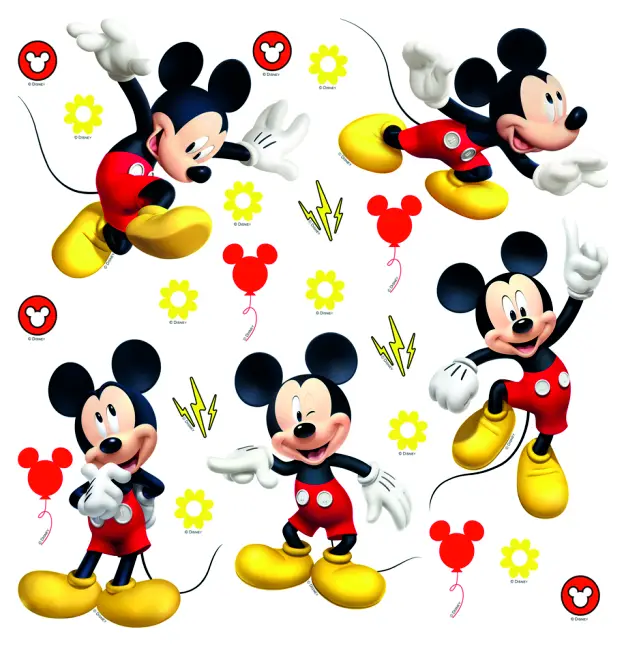Mickey Wandtattoo Maus