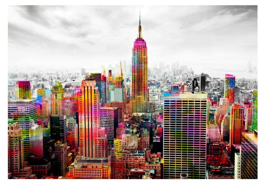 Colors Fototapete of II New City York