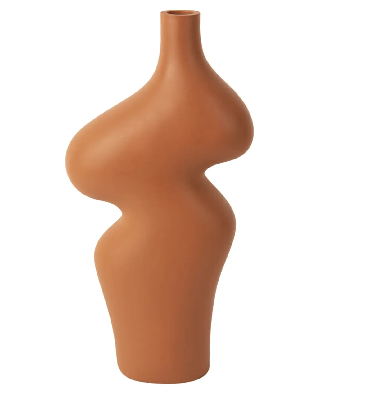 Organic Vase Curves Deko