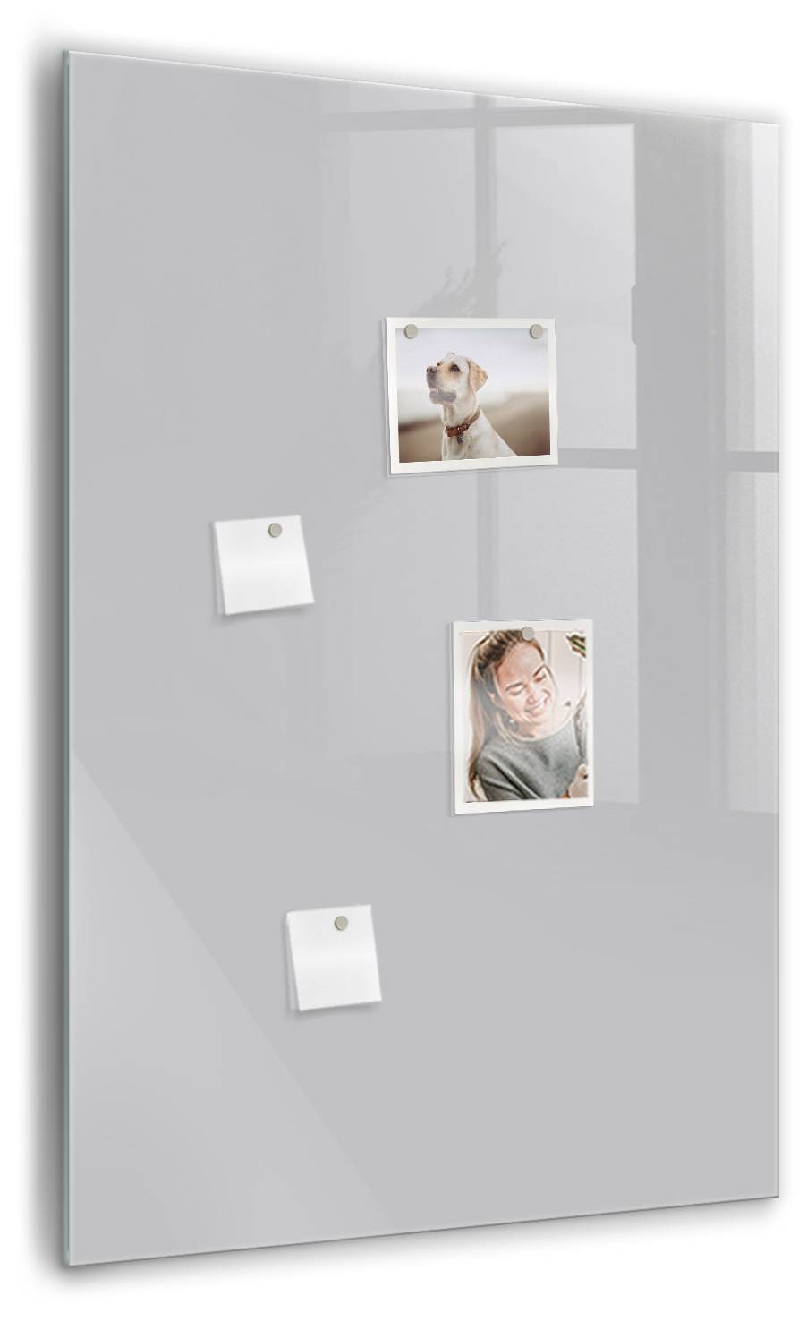 Glas-Magnettafel 90x60 Cm (36x24 Zoll) – Rahmenlos, Trocken Abwischbar, Mit Markerablage & Zubehör, Für Büro & Zuhause