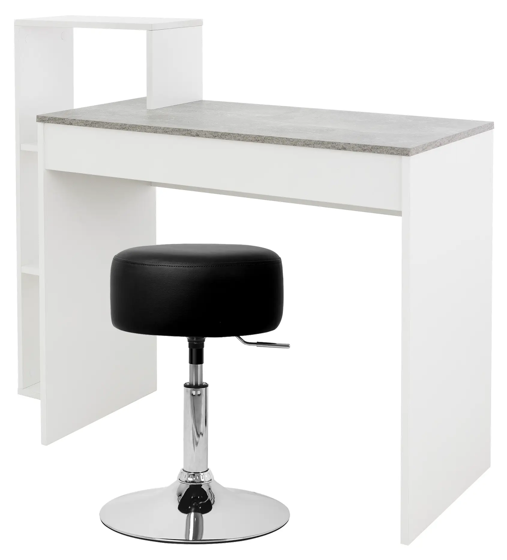 Schreibtisch mit Sitzhocker 110x72x40 cm
