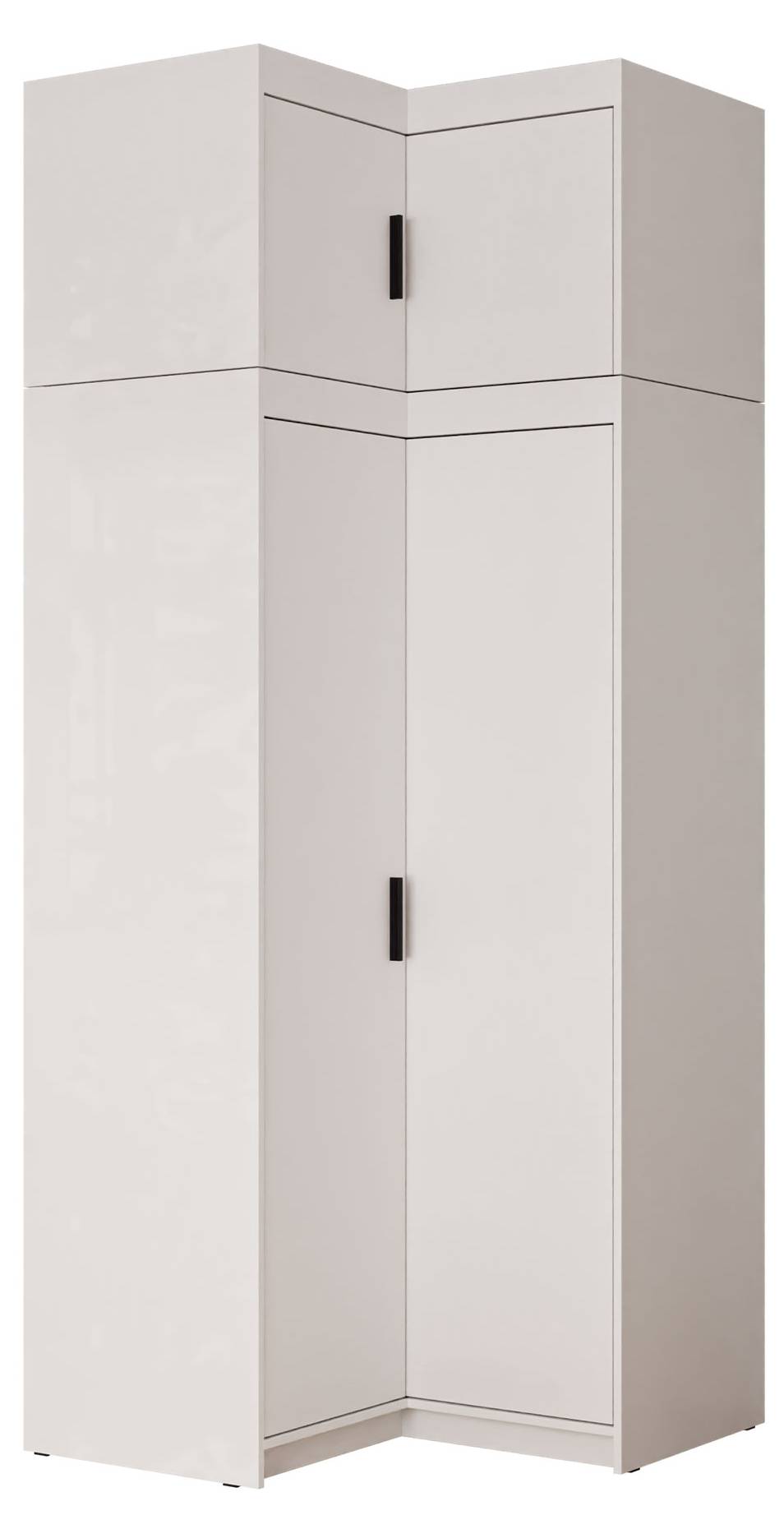 Eckkleiderschrank Elena 2D mit Aufsatz kaufen