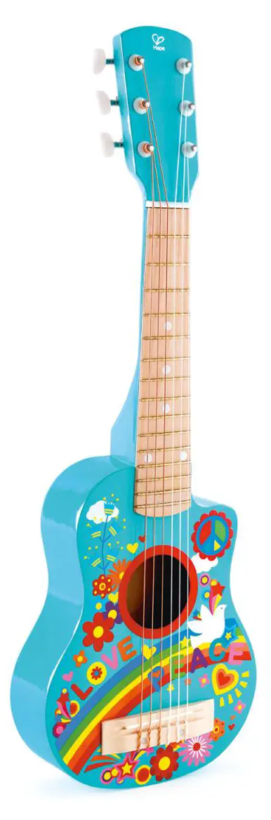 Flower Power Mini-Gitarre