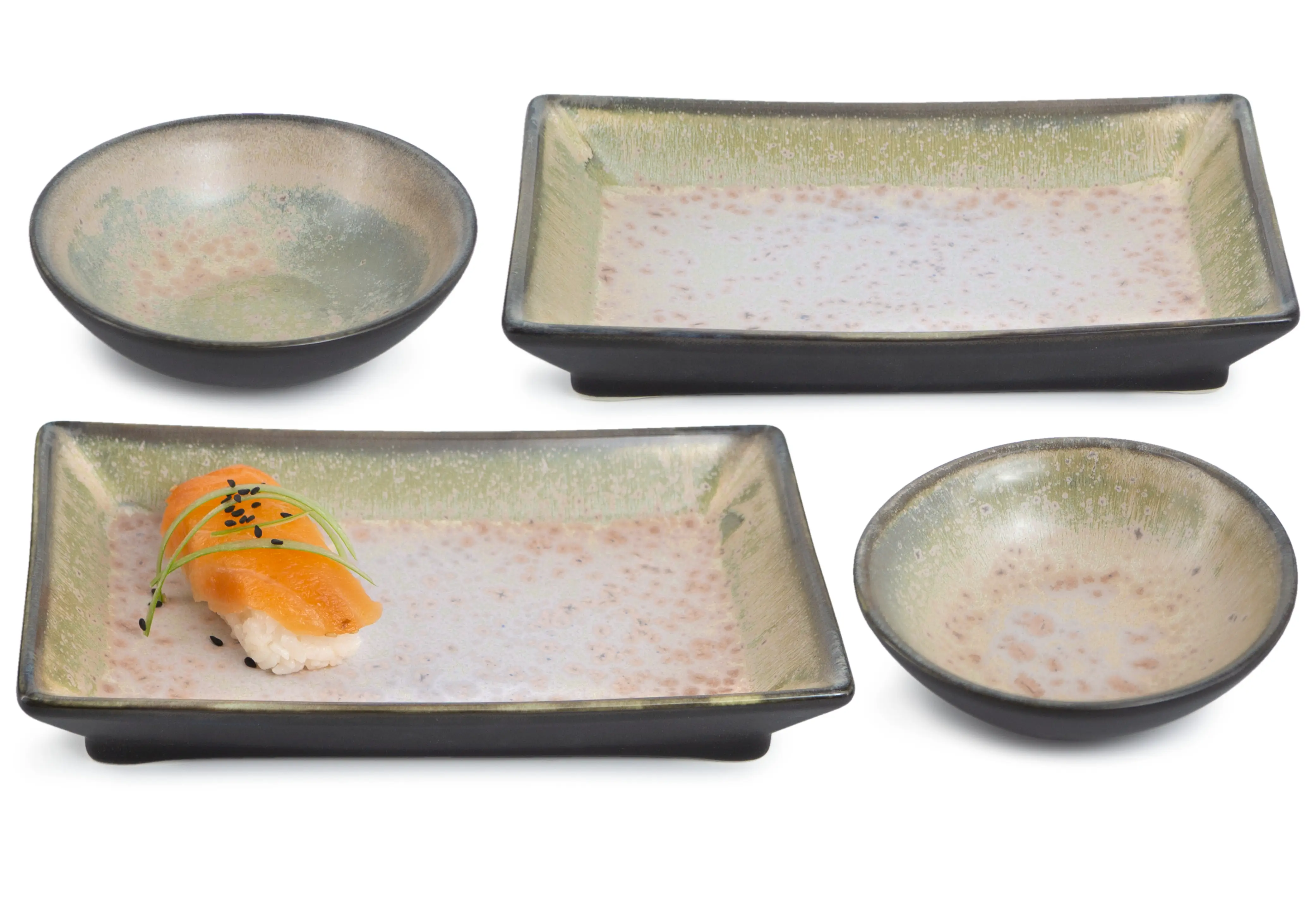 Sushi 4tlg Geschirr-Set 2 Personen