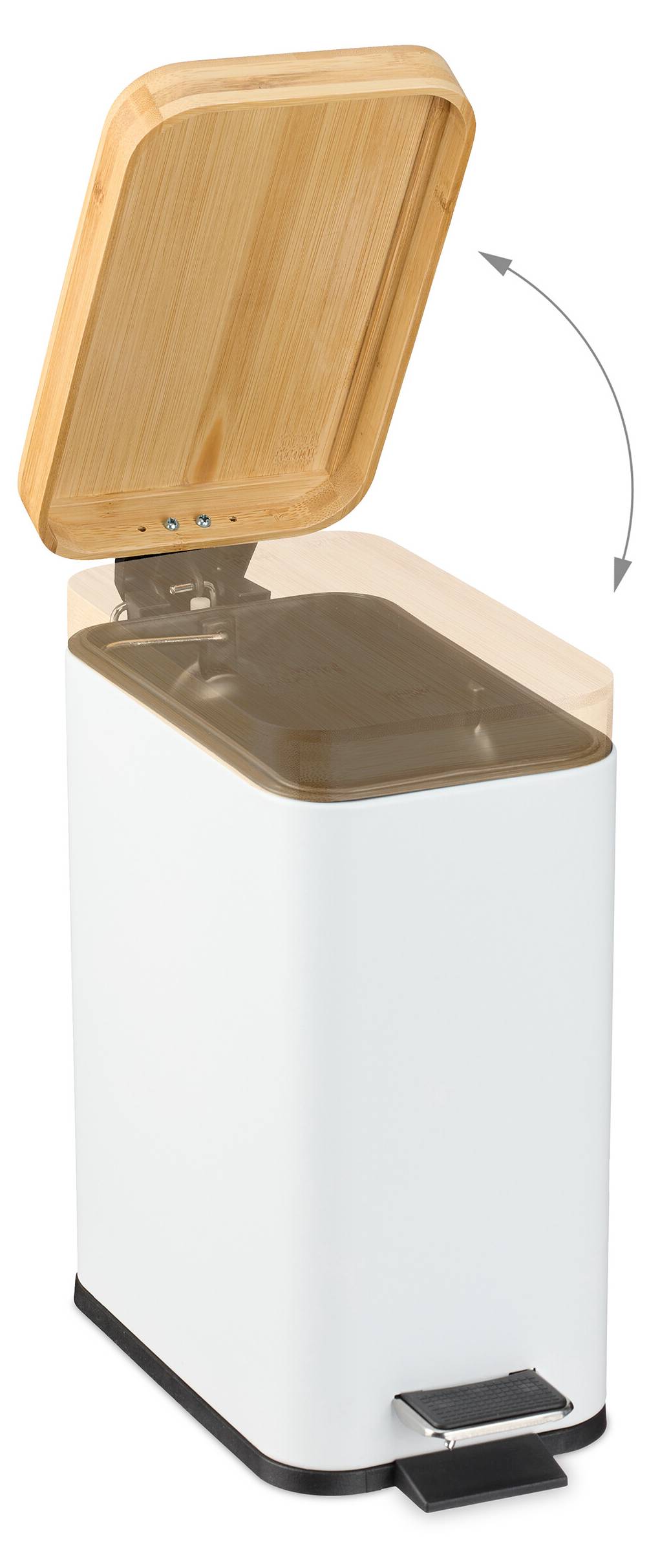 Bad Mlleimer 5 l mit Bambusdeckel kaufen | home24