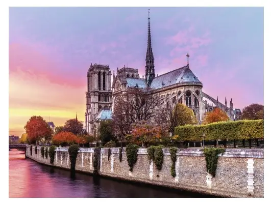 Puzzle Notre Dame Gem盲lde 1500 Teile