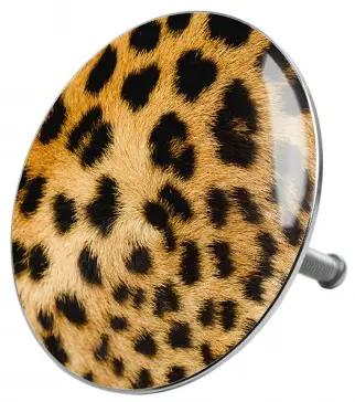 Badewannenst枚psel Leopardenfell