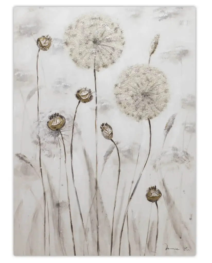 Acrylbild handgemalt Delicate Meadow