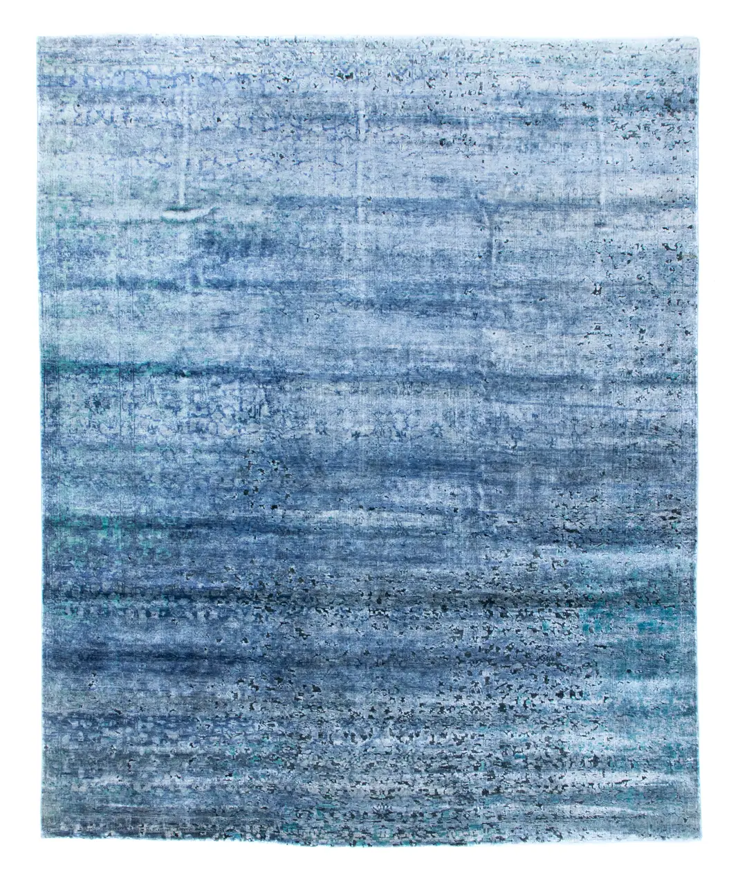 Designer Teppich - 295 x 248 cm - blau