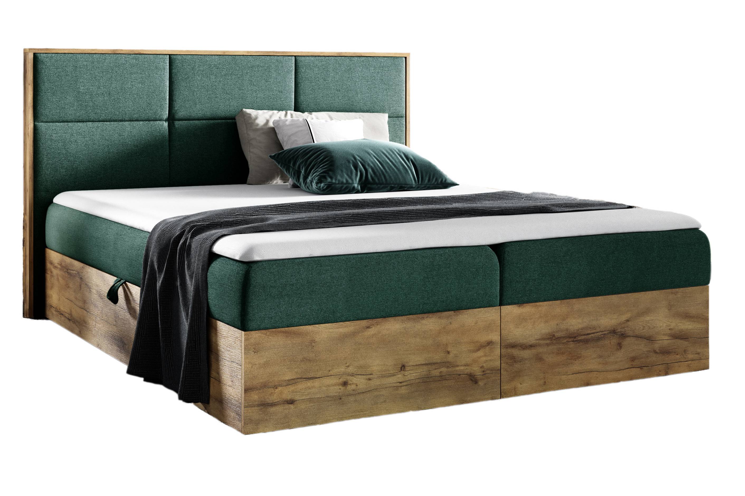 Boxspringbett REDOS 140x200 FR7 Grün kaufen | home24