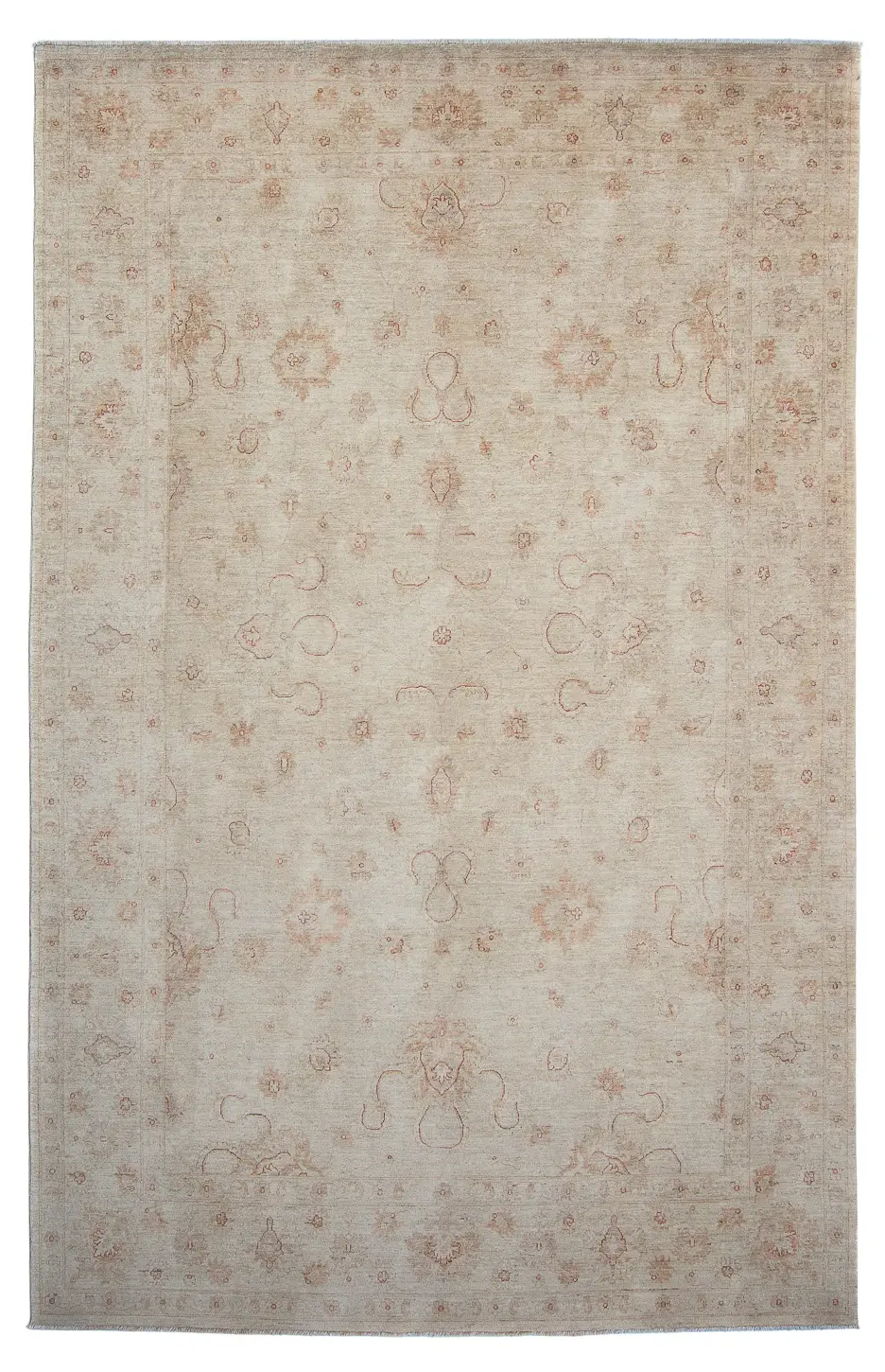 Ziegler Teppich - 382 x 237 cm - beige