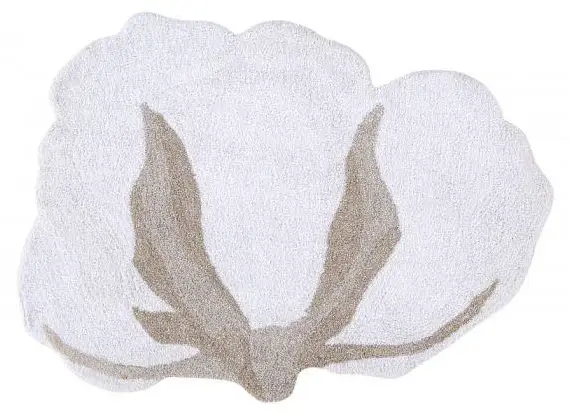Baumwollteppich mit Blumenmuster | Kinderteppiche