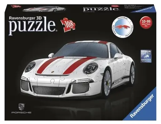 3DPuzzle Porsche 911 R 108 Teile