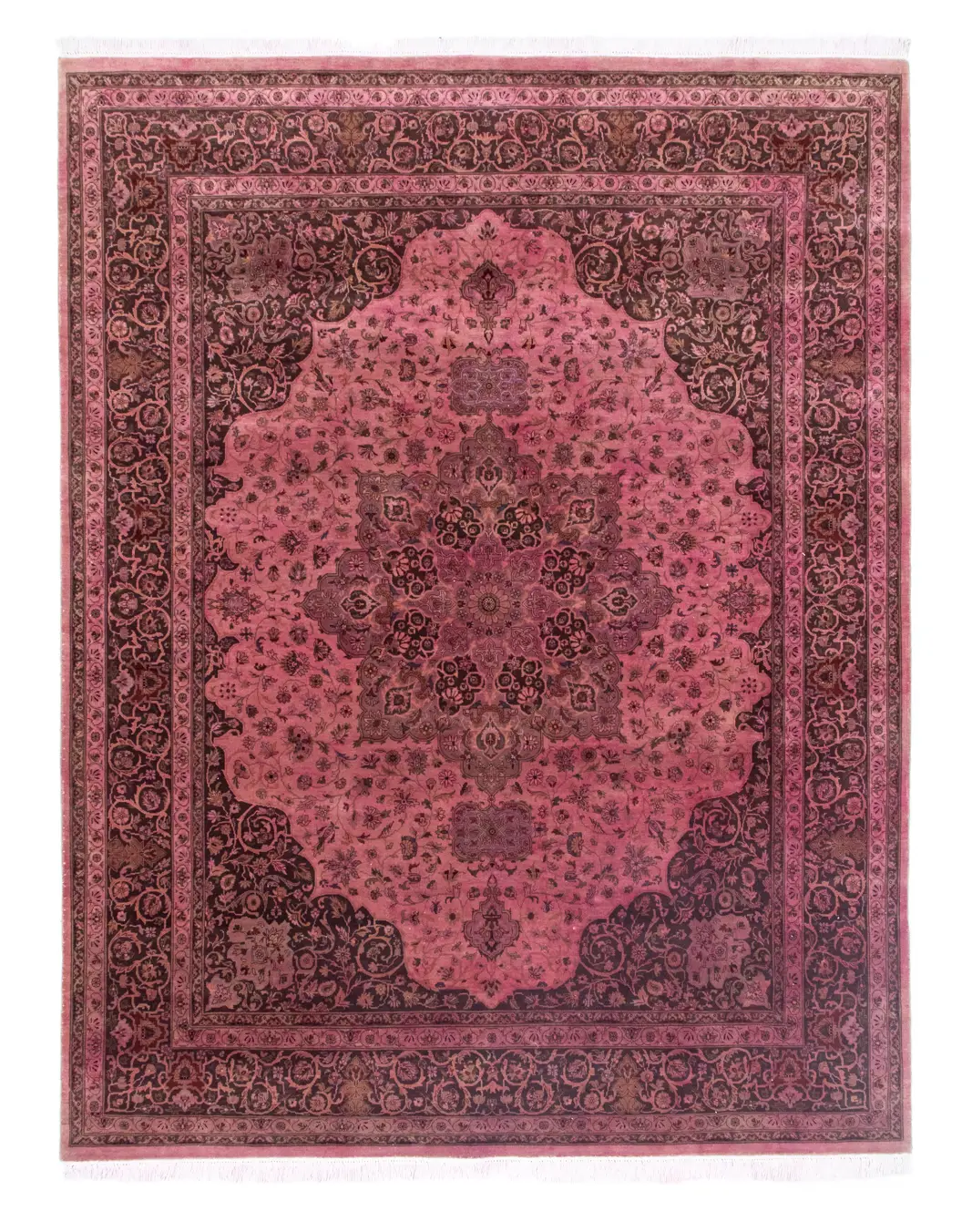 Vintage Teppich - 304 x 239 cm - rosa