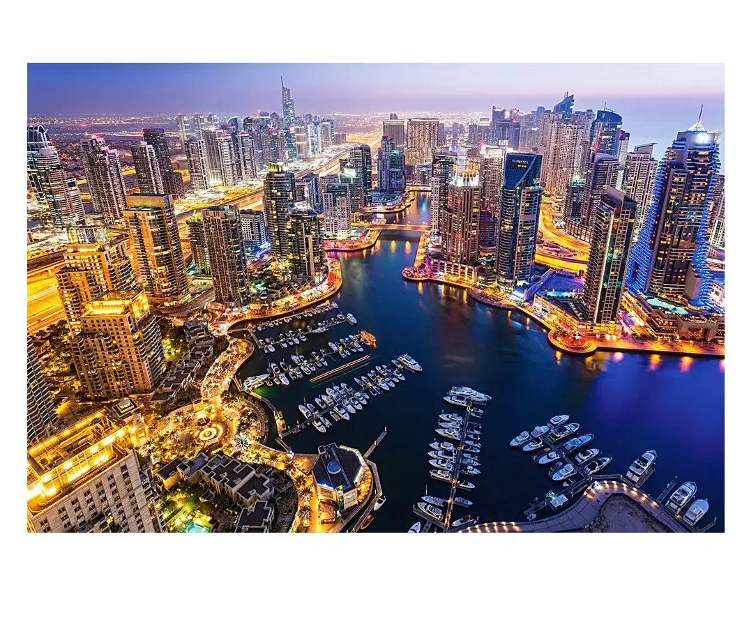 Puzzle Dubai bei Nacht 1000 Teile