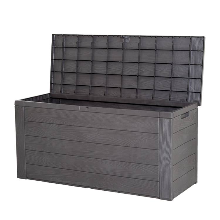 Auflagenbox Woody - Kunststoff - Grau, Hg