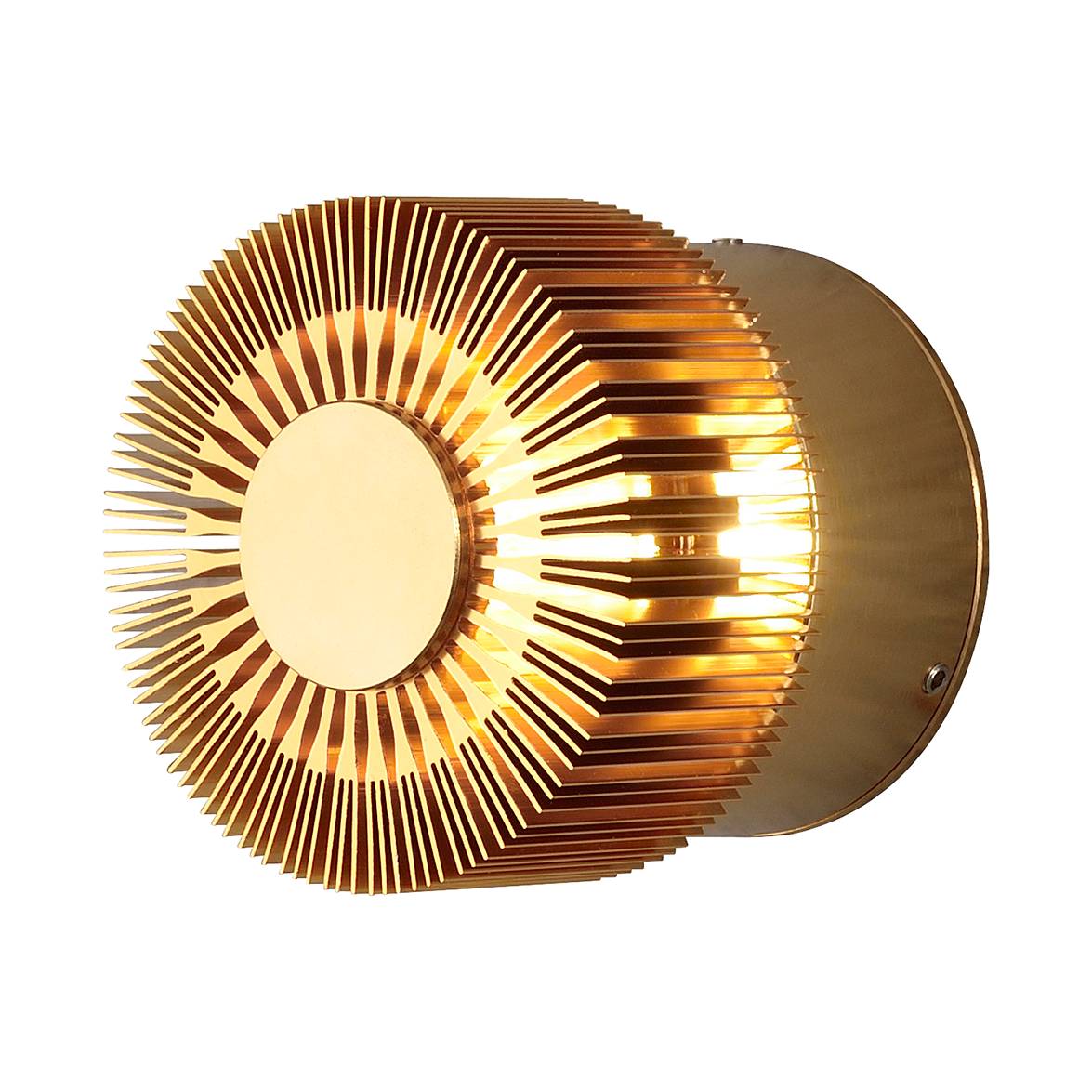 Konstsmide Konstsmide AuÃŸenleuchte Monza LED Modern Bronze Metall 9x9x8 cm (BxHxT) 1-flammig