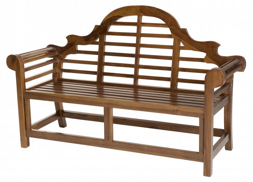 Gartenbank aus geöltem Teakholz kaufen | home24