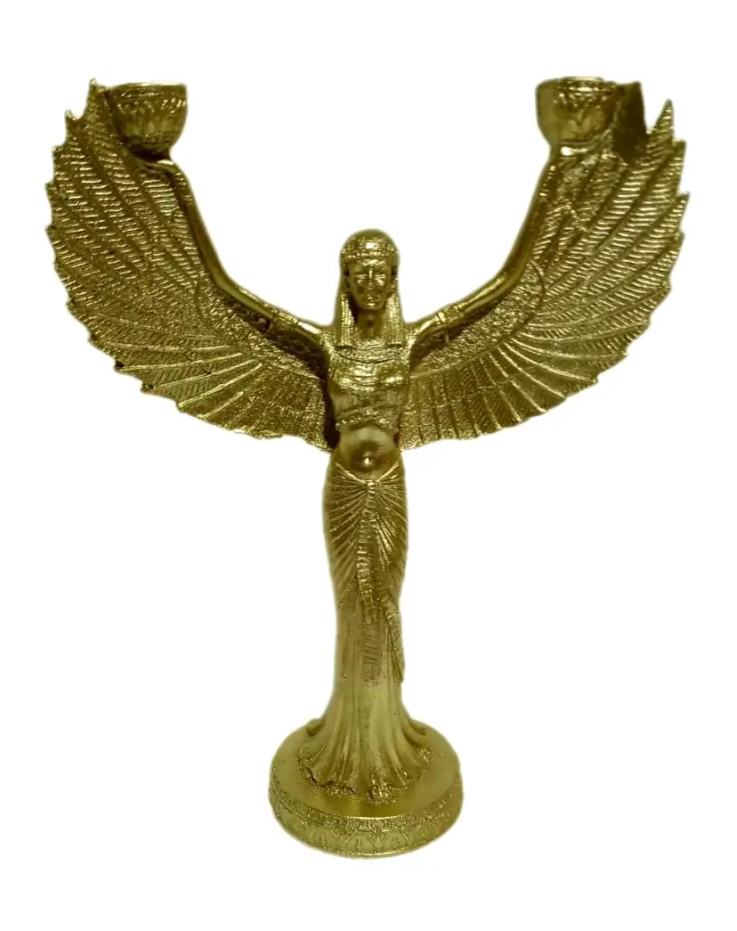 Skulptur Engel Gold