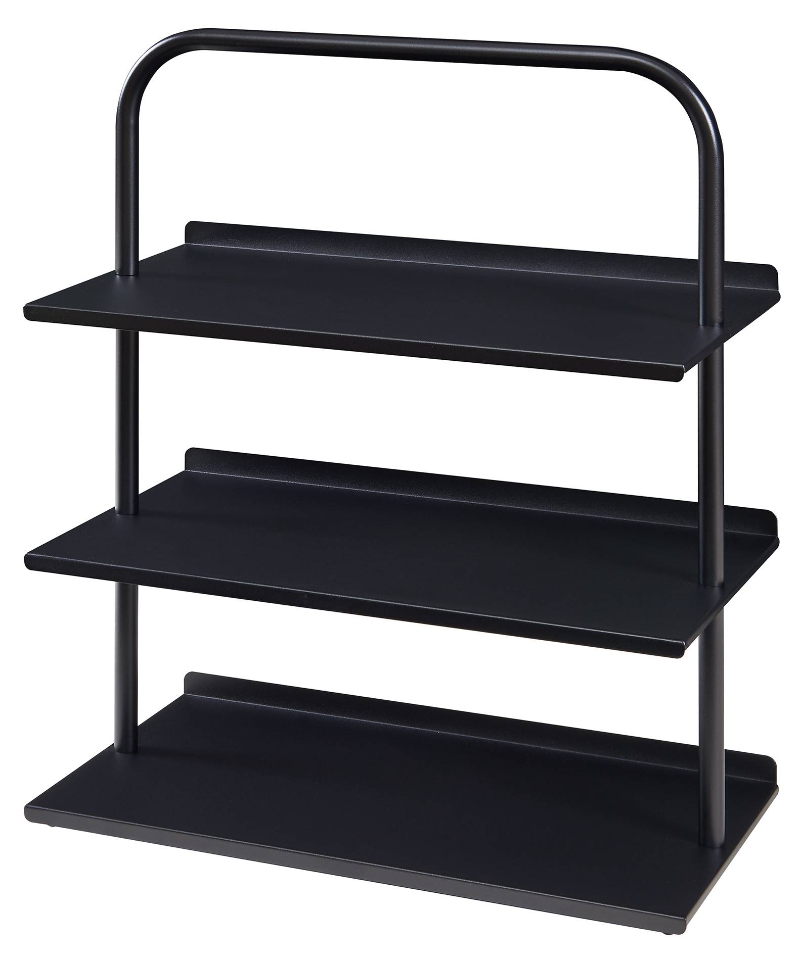 En.casa Kinderschuhregal Vanille - 5 Ebenen Metallregal 96x30x27cm