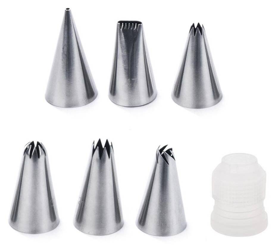 35-teiliges Spritzbeutel-Set Mit 24 Tüllen – Perfekt Für Kuchen, Cupcakes & Kekse!