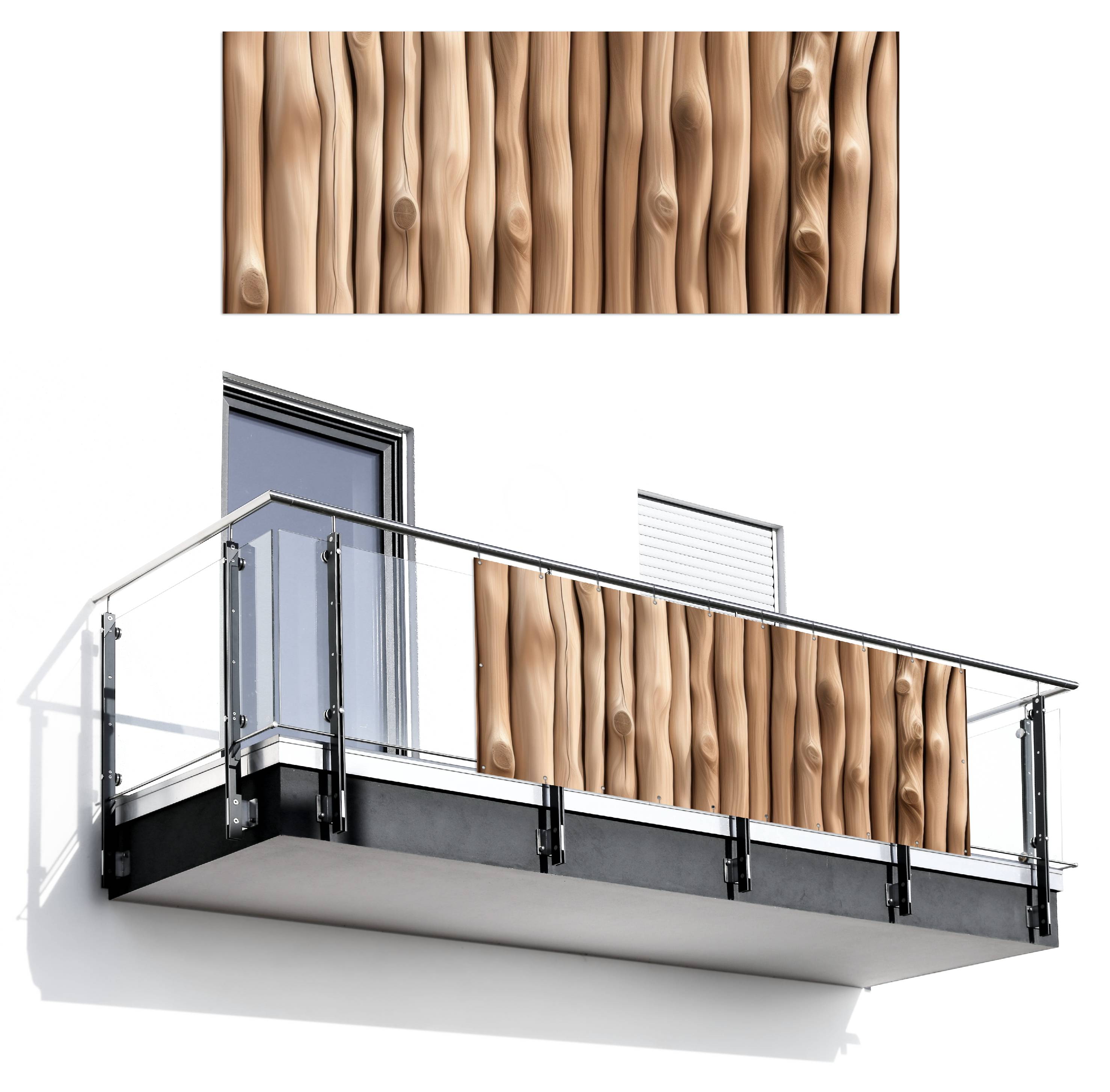 BALKON-SICHTSCHUTZ Holzpaneele kaufen | home24