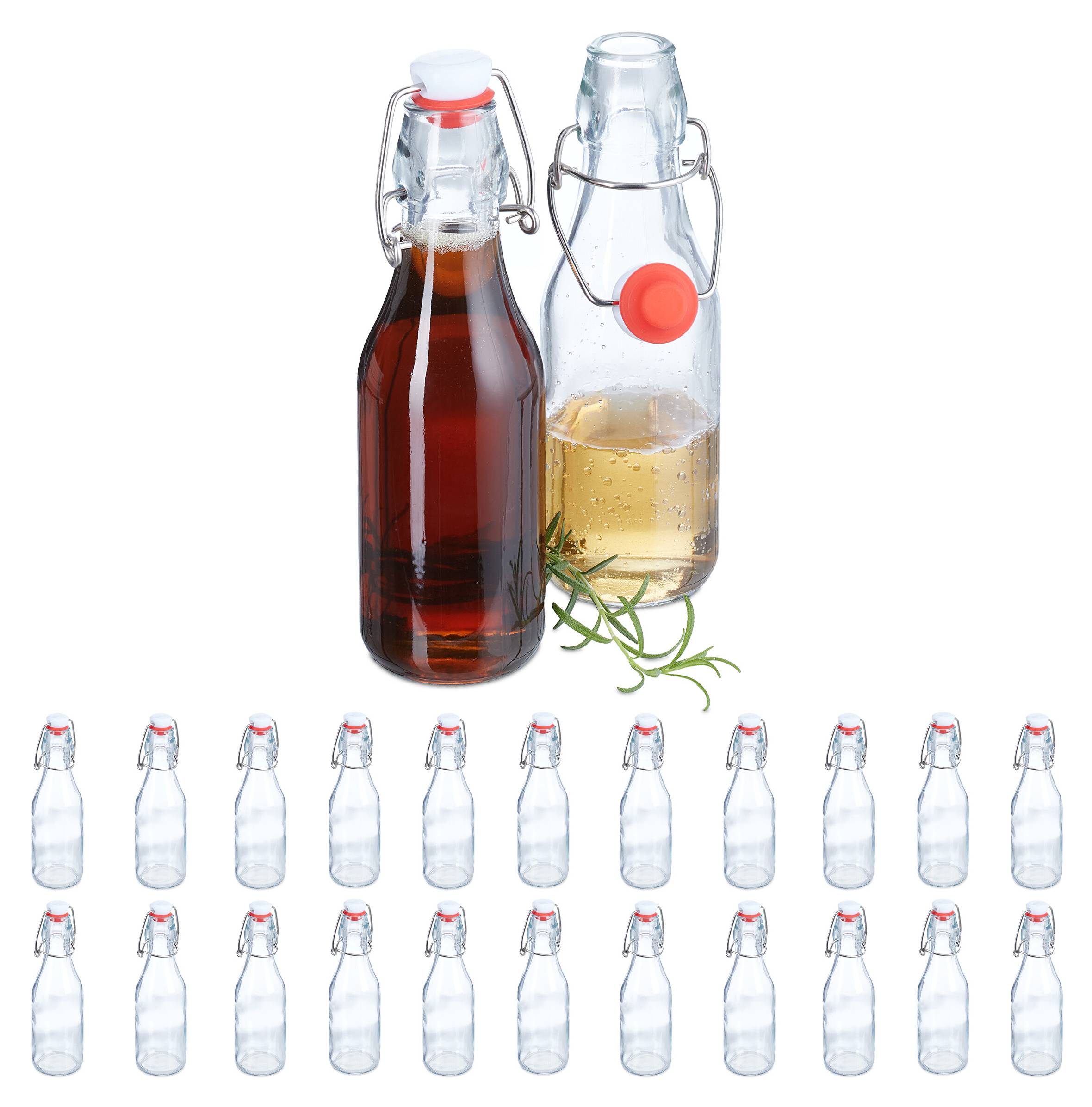 Glasflaschen B gelverschluss 24er Set Kaufen Home24 Glasflaschen B gelverschluss 24er Set Kaufen Home24