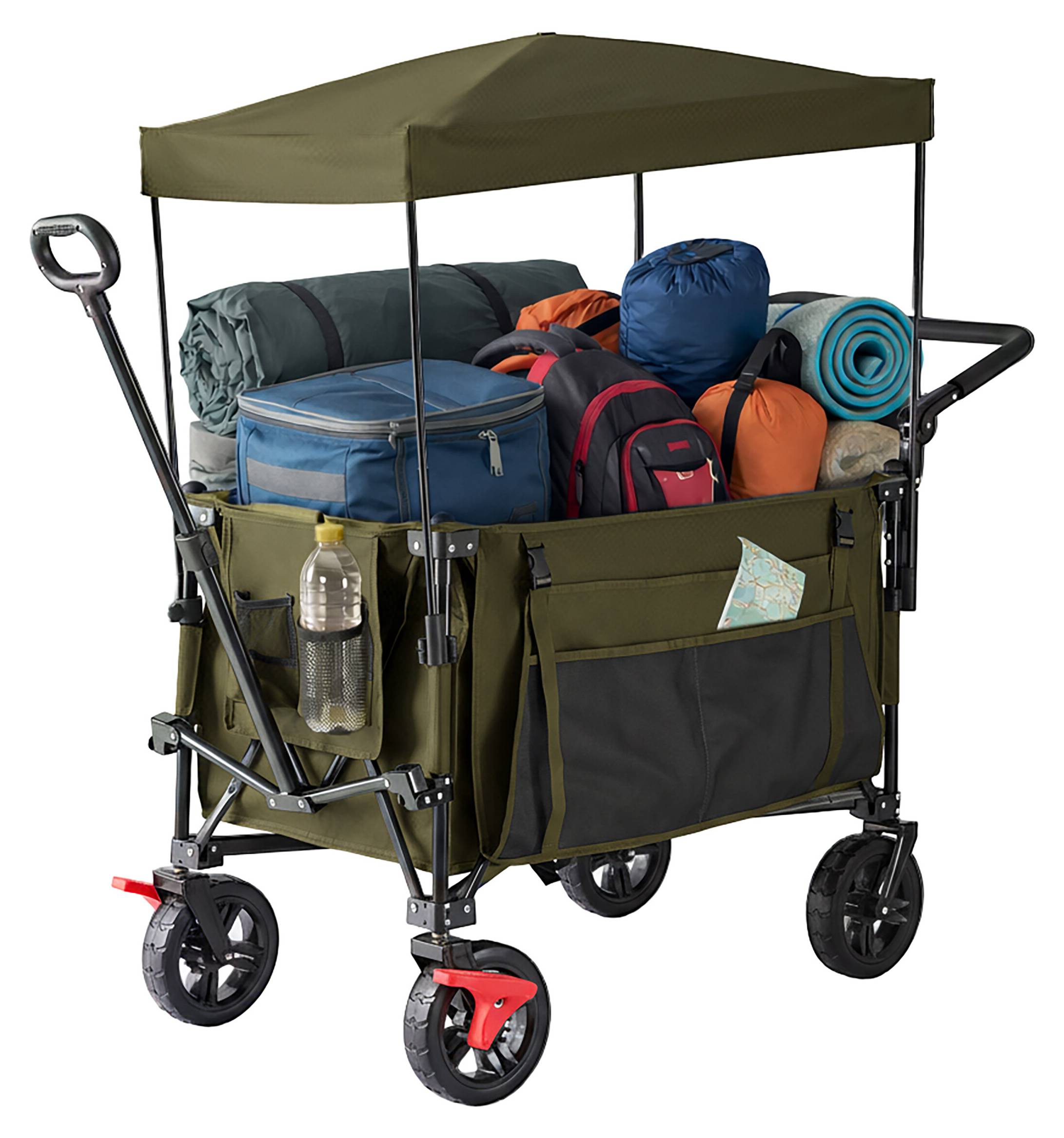 Faltbarer Bollerwagen Mit Dach