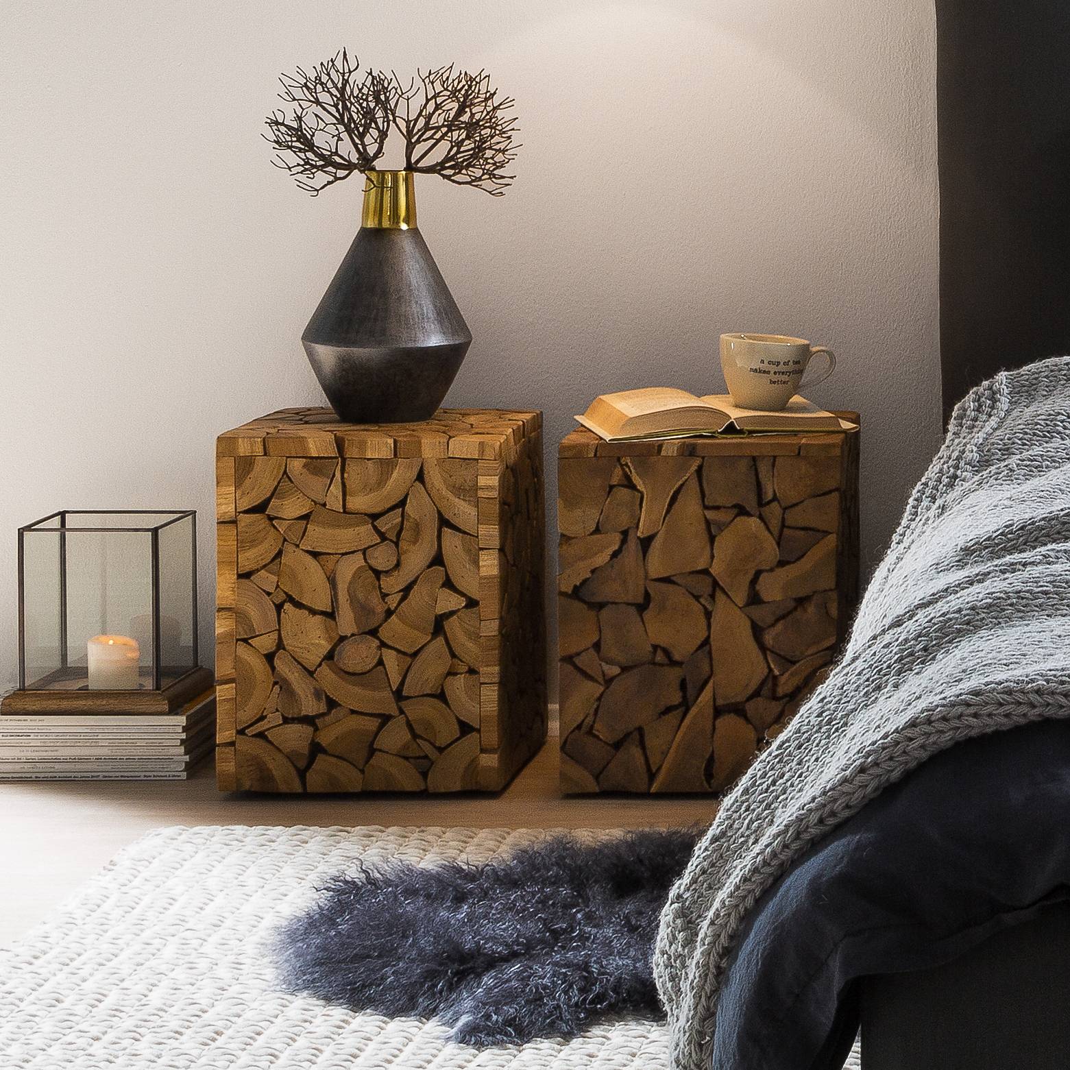 Bijzettafel Alberni Red Living red living kopen in de aanbieding