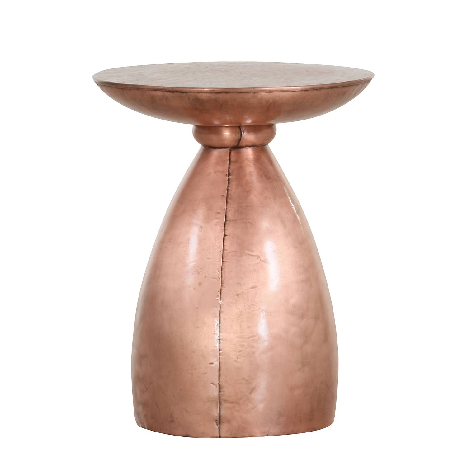 home24 ars manufacti Beistelltisch Vou Eisen Kupfer Rund Boho 42x54x42 cm (BxHxT)