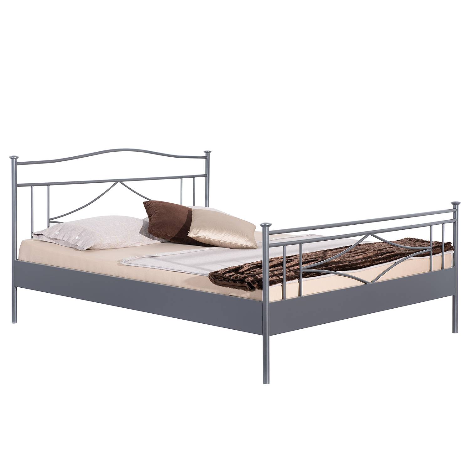 goedkoop Bed Stintino leisteengrijs 160 x 200cm Neue Modular