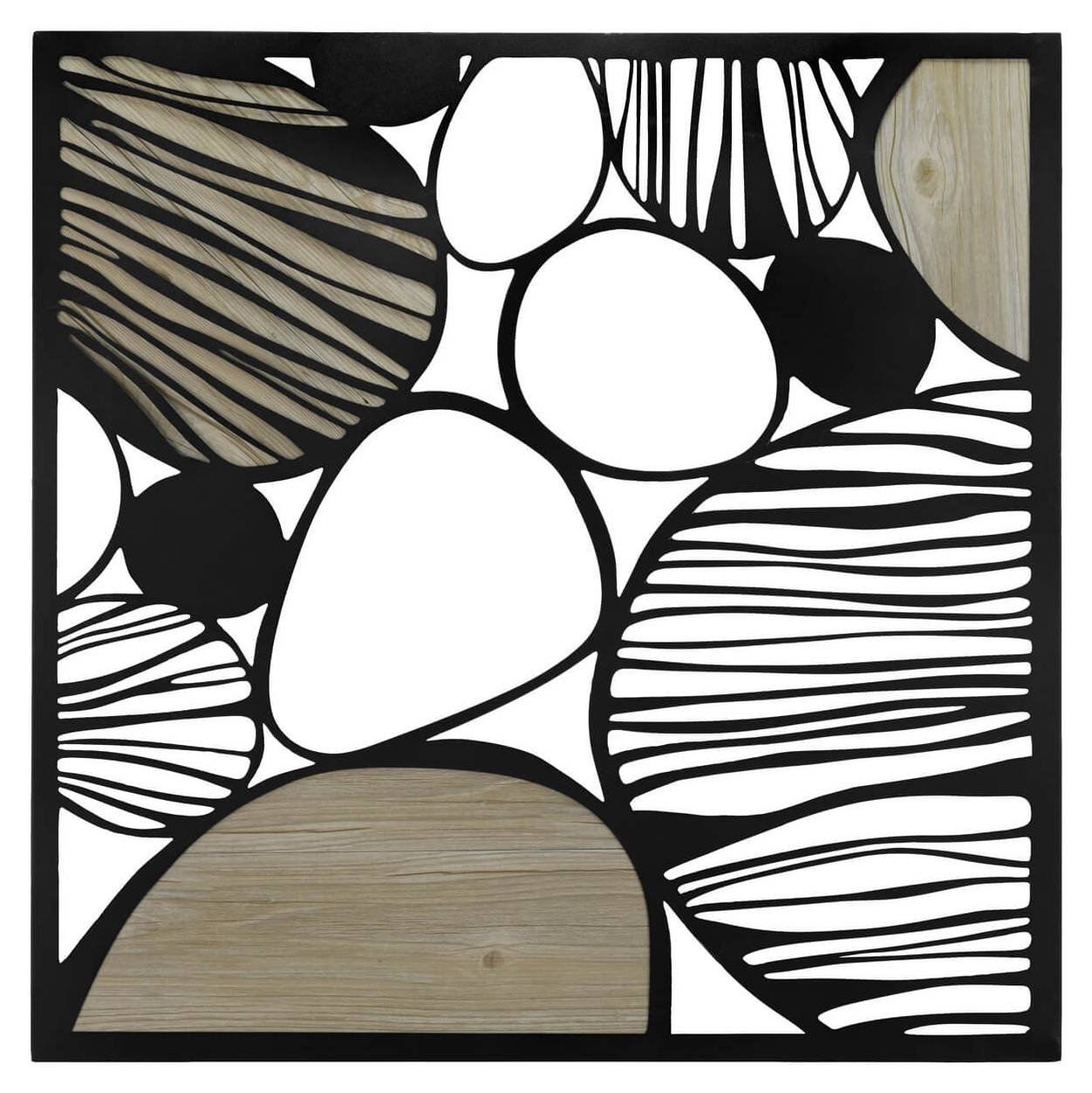 homara Kunstfell - schwarz-weiß - 55x80 cm 4044361072746