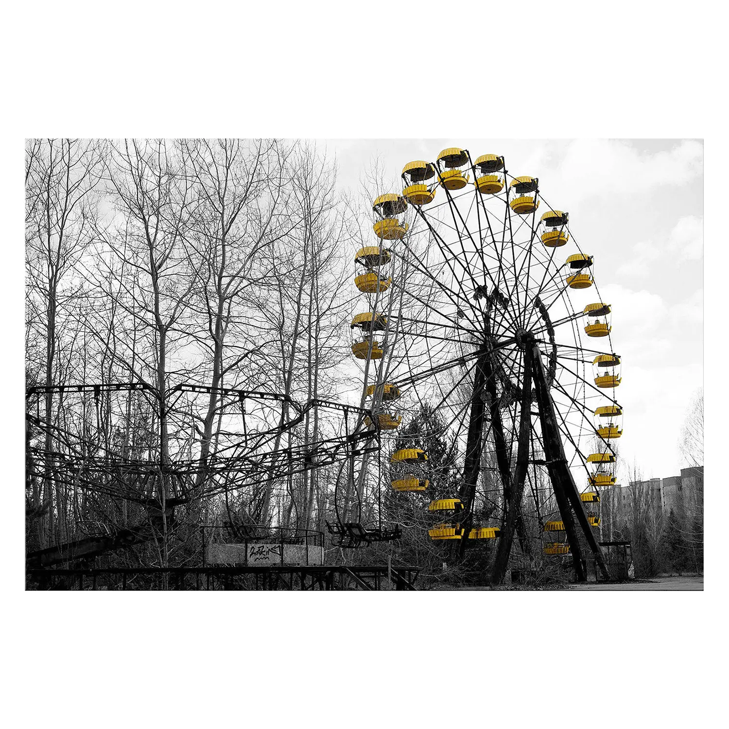 Yellow Ferris Wheel Bild