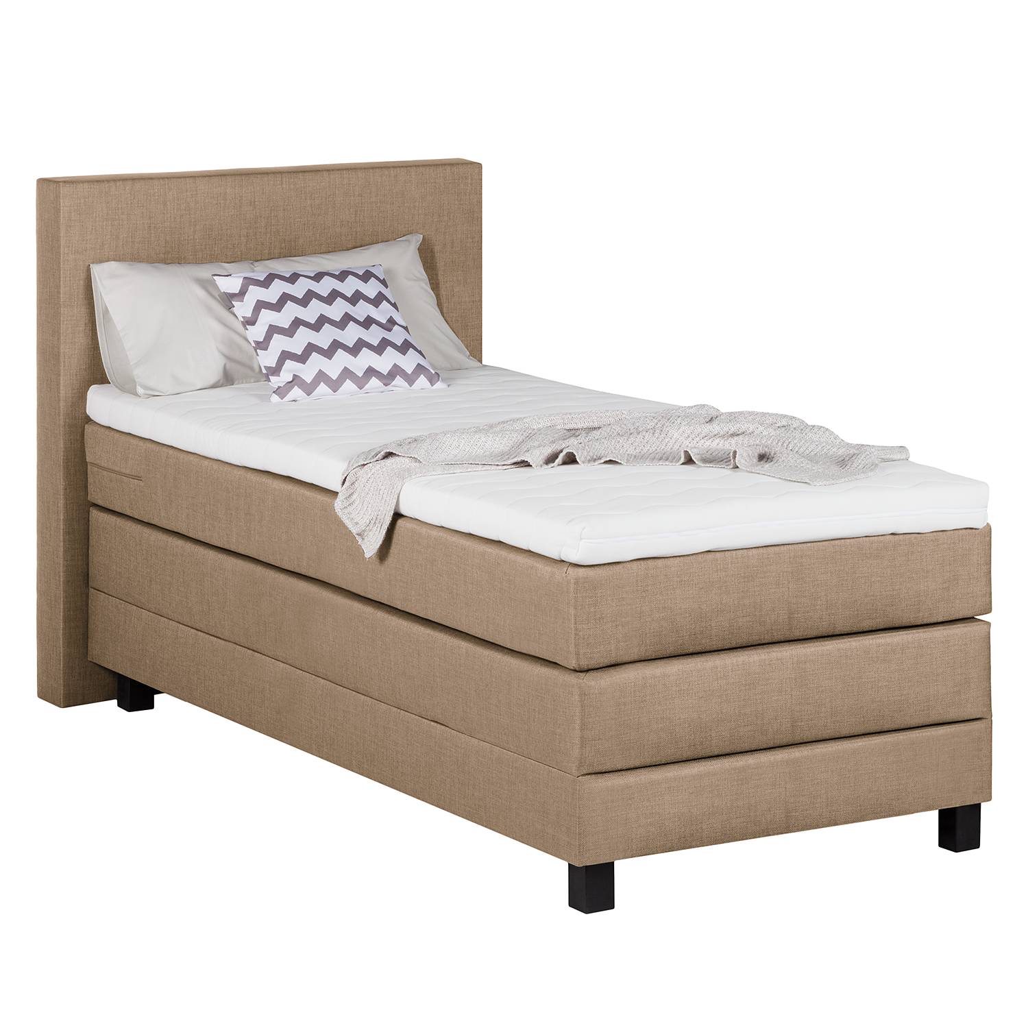 goedkoop Boxspring Superior Night 100 x 200cm H3 vanaf 80kg Gemêleerd beige Fredriks