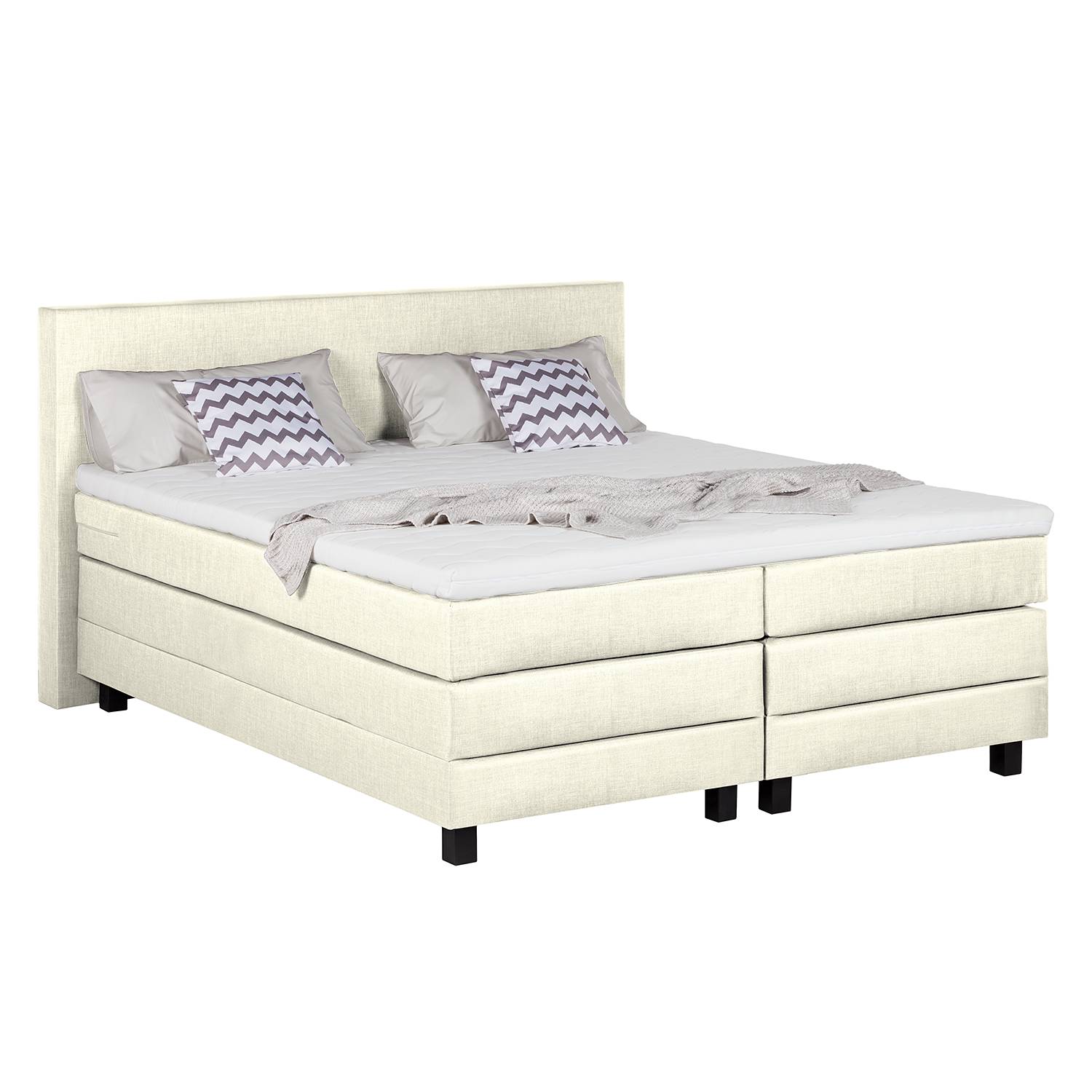 goedkoop Boxspring Superior Night 200 x 200cm H3 vanaf 80kg Crème Fredriks