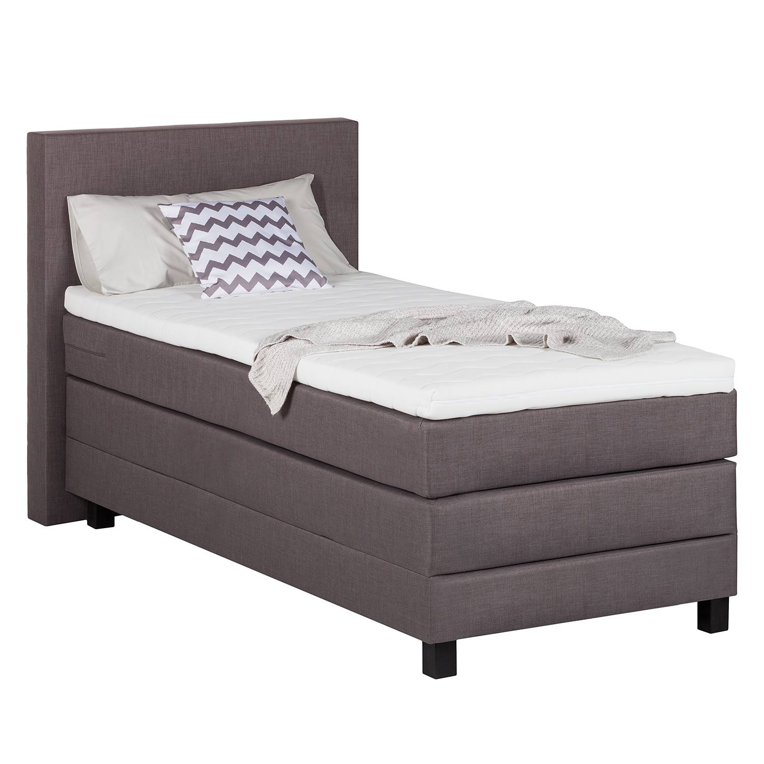 goedkoop Boxspring Superior Night II 100 x 200cm H3 vanaf 80kg Gemêleerd bruin Grand Selection