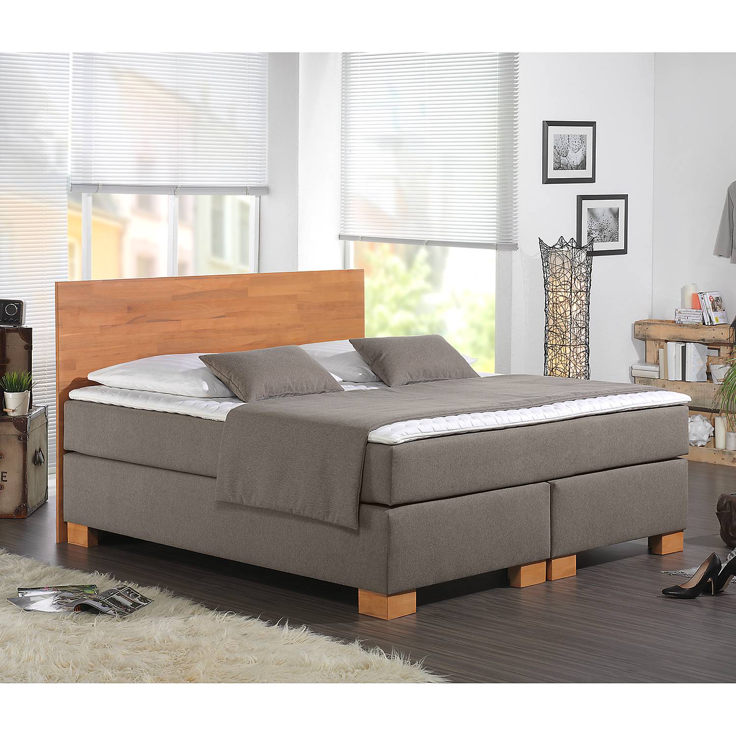 Lit boxspring Ronnebey