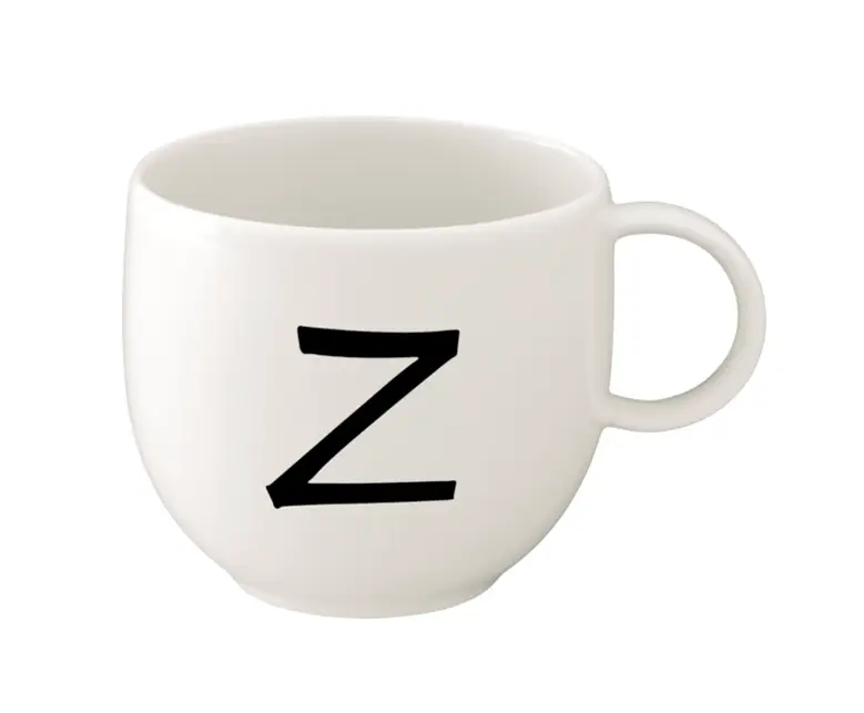 Z Kaffeebecher Letters