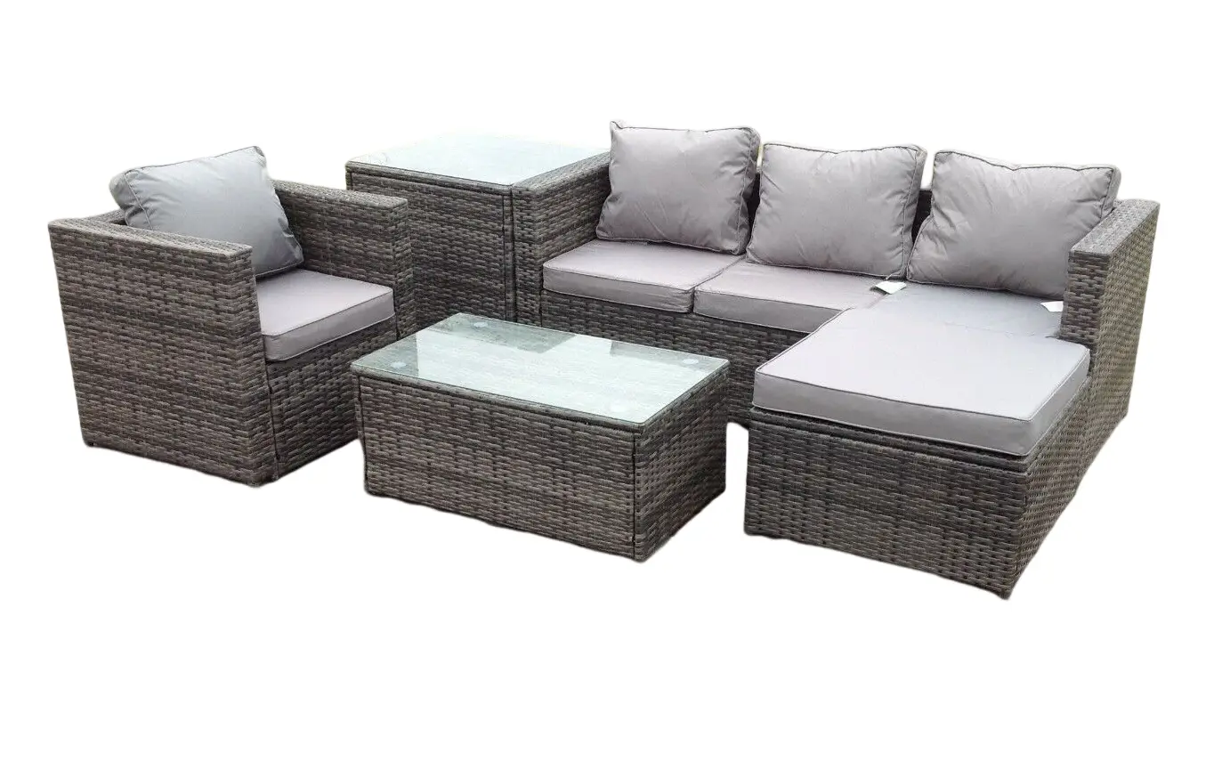 Gartenm枚bel 5-sitzer Lounge Sofa Set