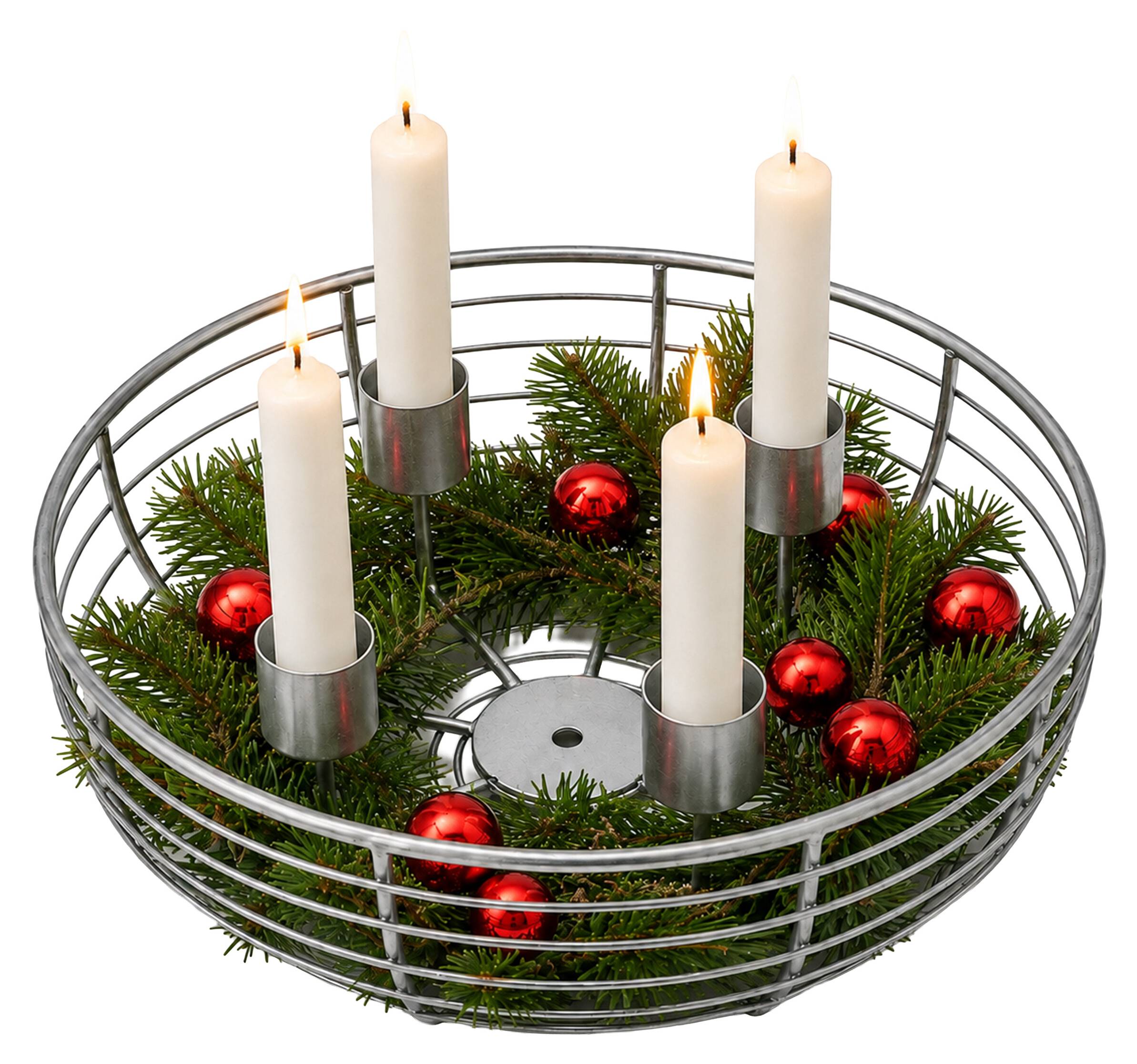 Adventskranz Metallschale kaufen