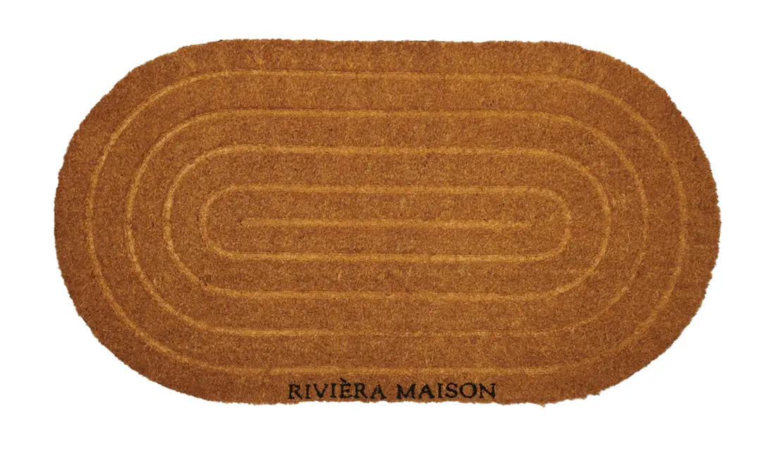 Fu脽matten Doormat Oval RM