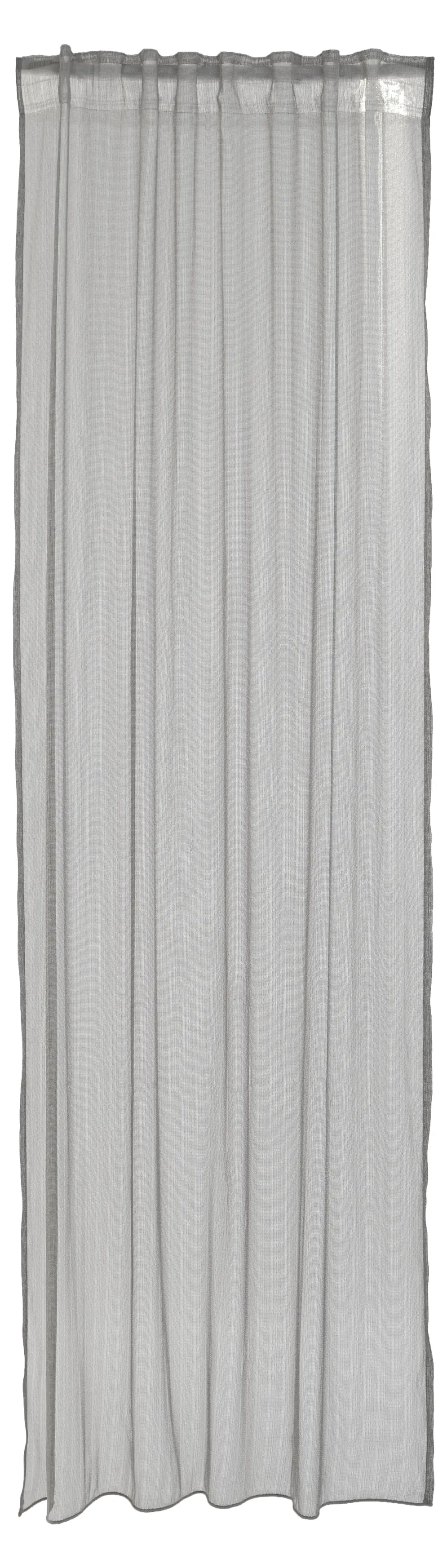 Vorhang modern silber streifen