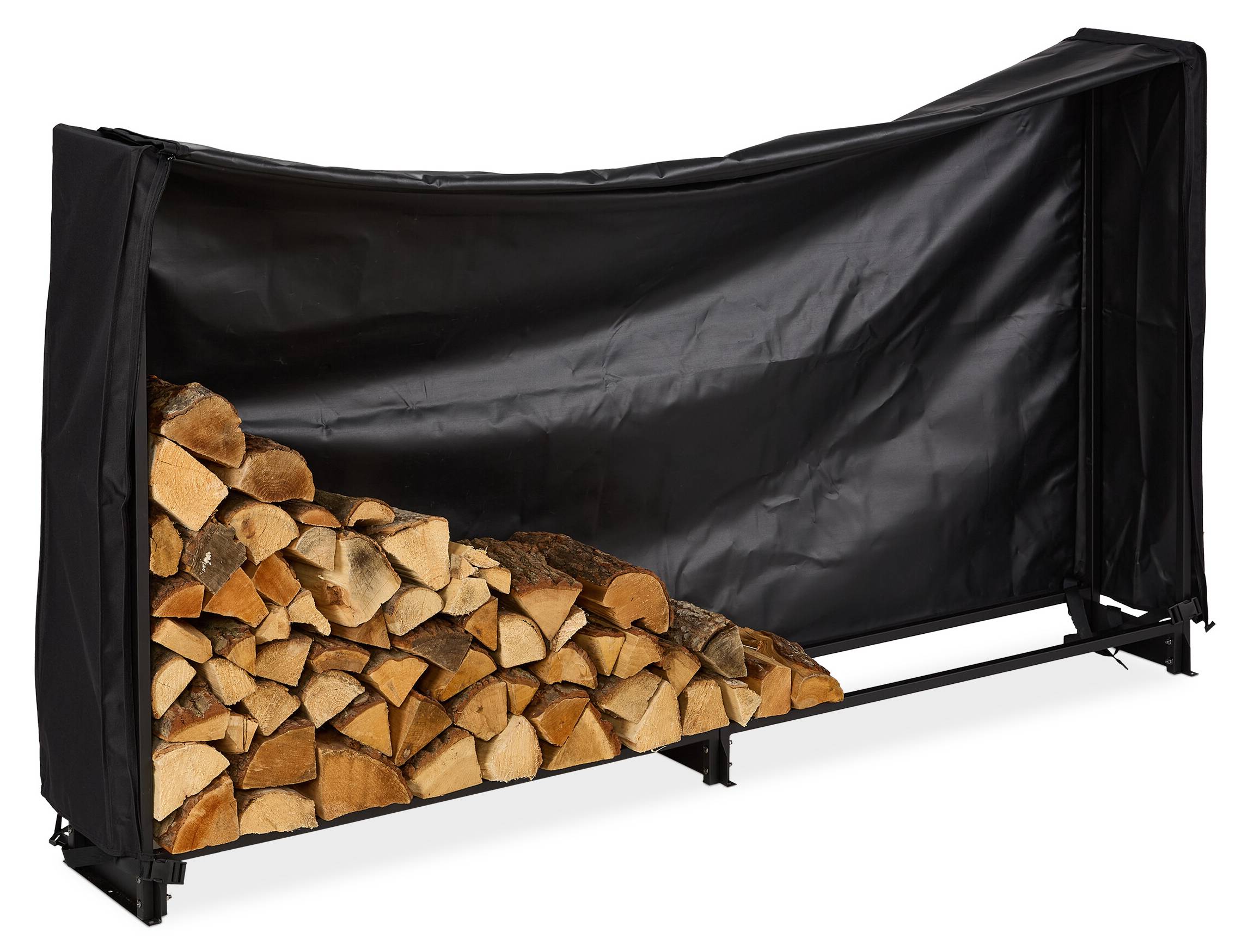 Bâche à Bûches Terre Jardin 140g/m² - 2x8m, Marron, Anti-UV